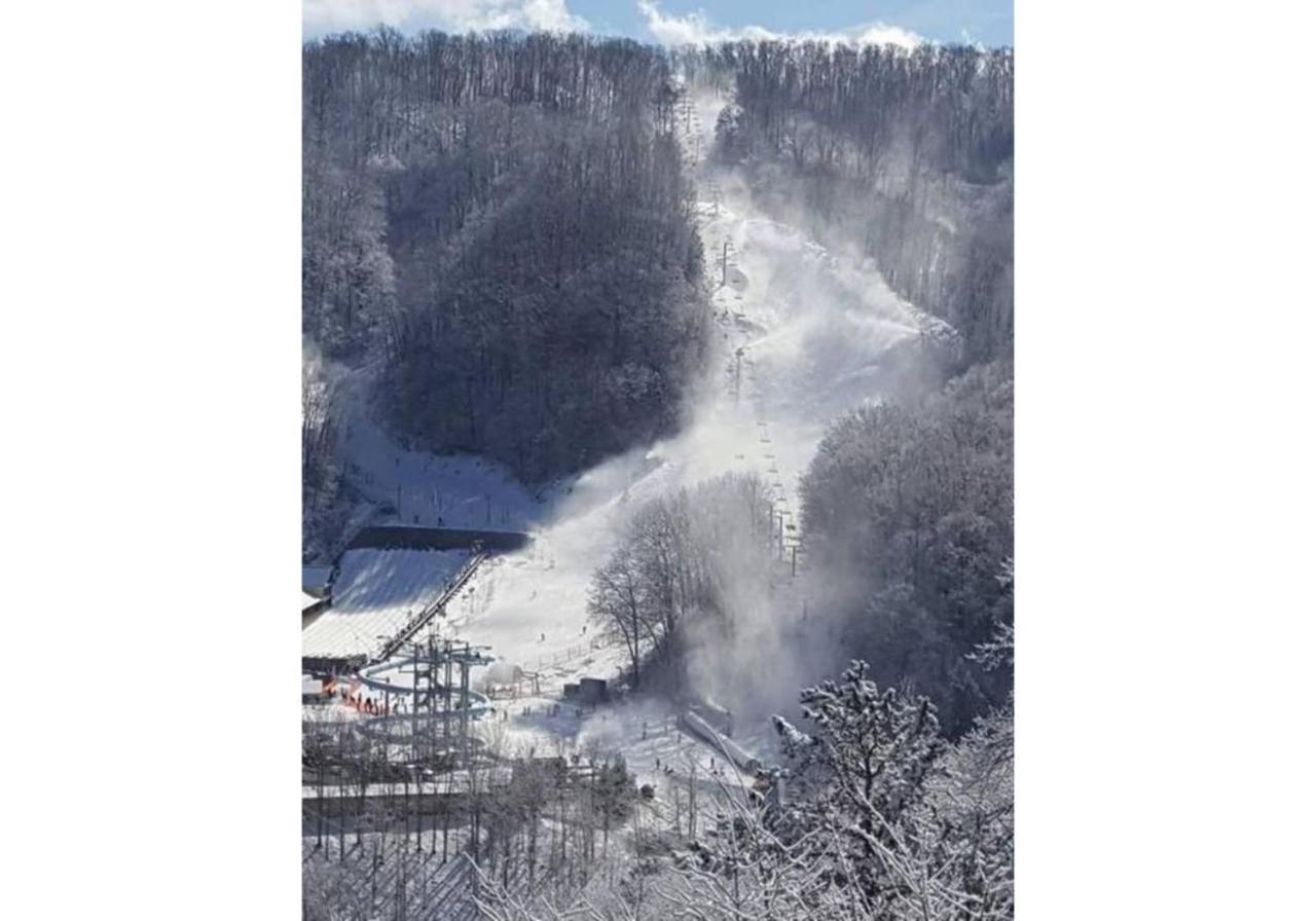 Wow Views!!-Mountain Escape-Outdoor Pool-Close To Downtown-Wifi-Cable-Private Balcony Gatlinburg Buitenkant foto